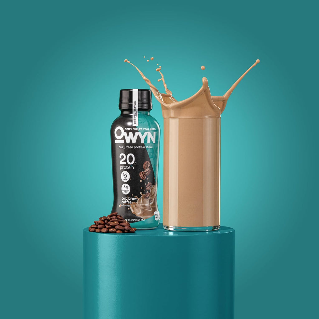 OWYN Only What You Need Cold Brew Coffee Flavored 20g Protein Shake, 12 Ct