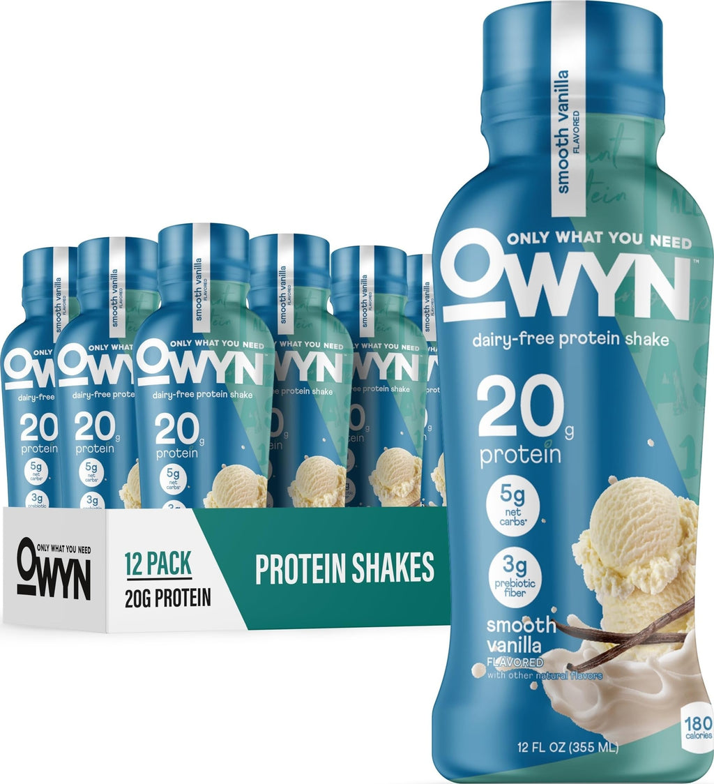OWYN Only What You Need Cold Brew Coffee Flavored 20g Protein Shake, 12 Ct